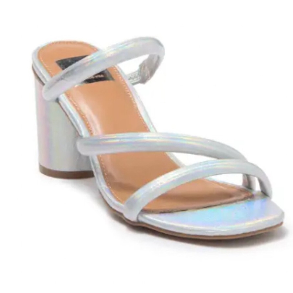 Last Chance - all unsold items will be donated Iridescent Dolce Vita Block Heels